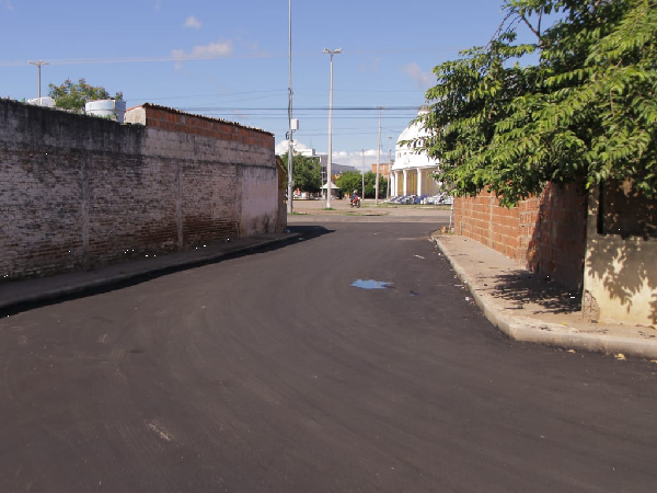 Seinfra realiza pavimentação na Rua São José